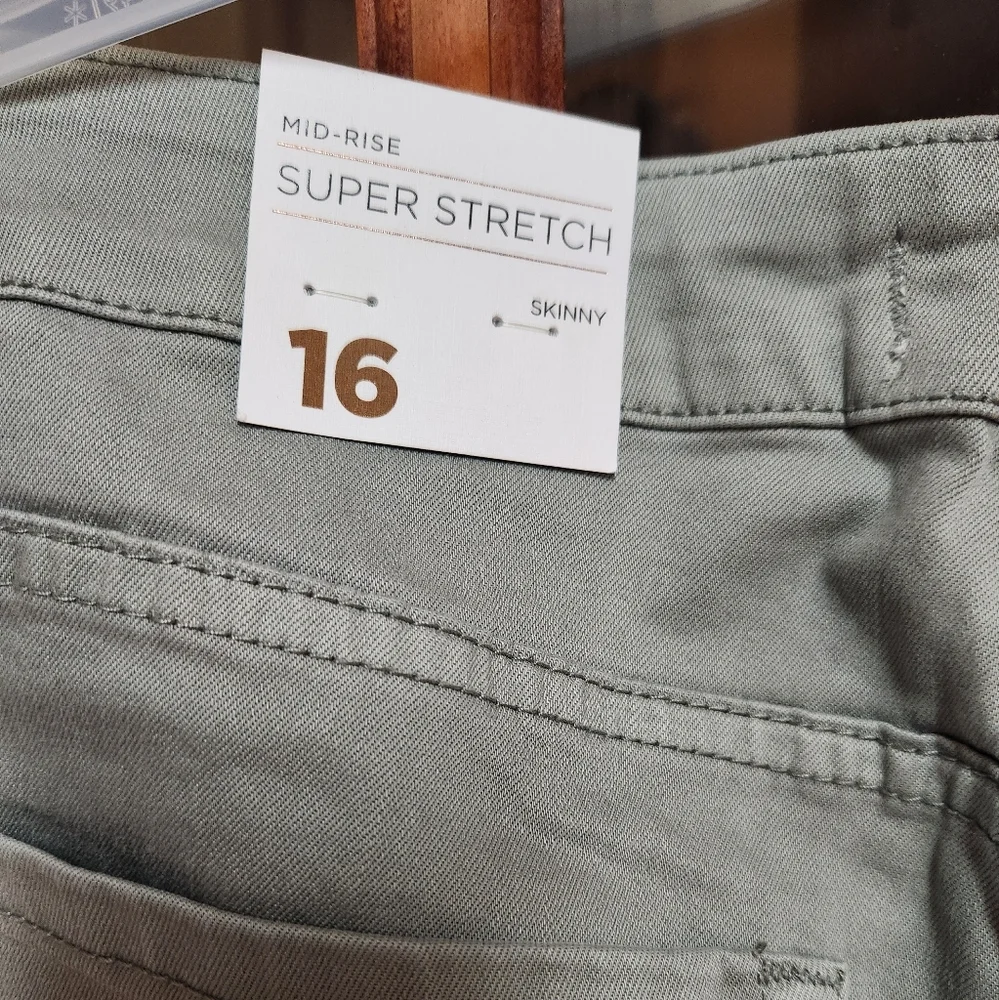 Lane Bryant Gray Skinny Beaded Jeans - Picture 7 of 7